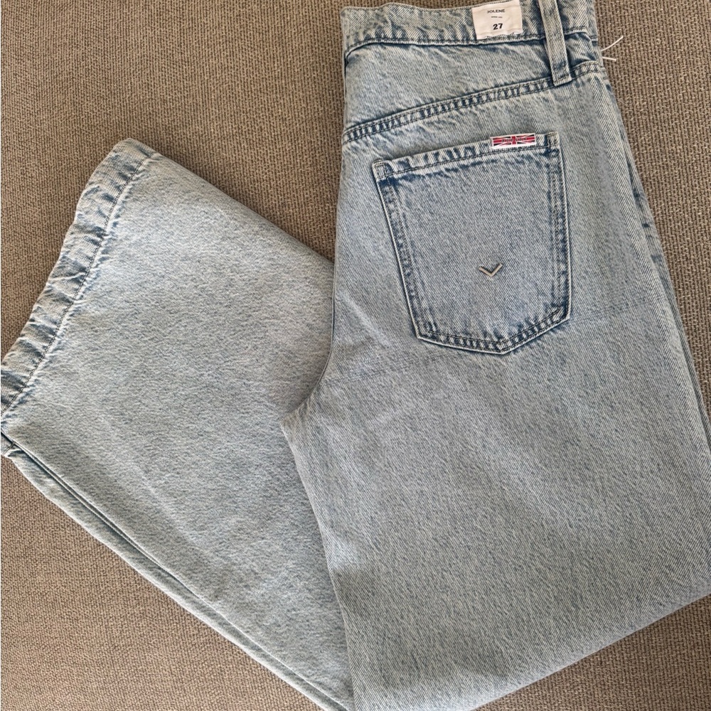 Hudson Jeans Jolene Wide Leg High-Rise Jeans - Picture 4 of 7